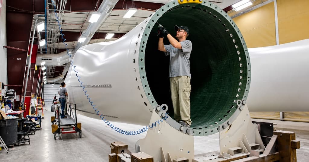 Blade manufacturing and process engineering — Windleaf project work